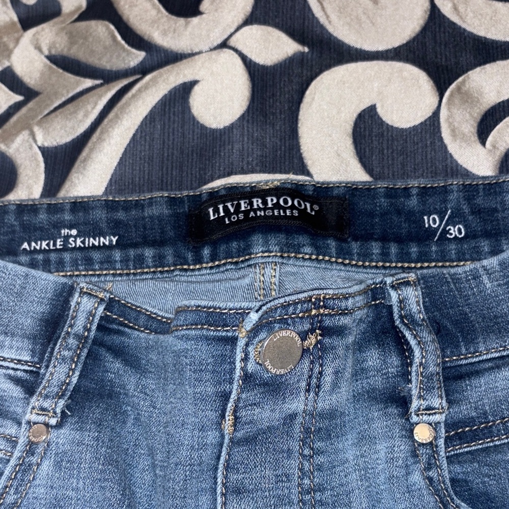 Liverpool Dark Indigo Skinny Jeans - Picture 2 of 5